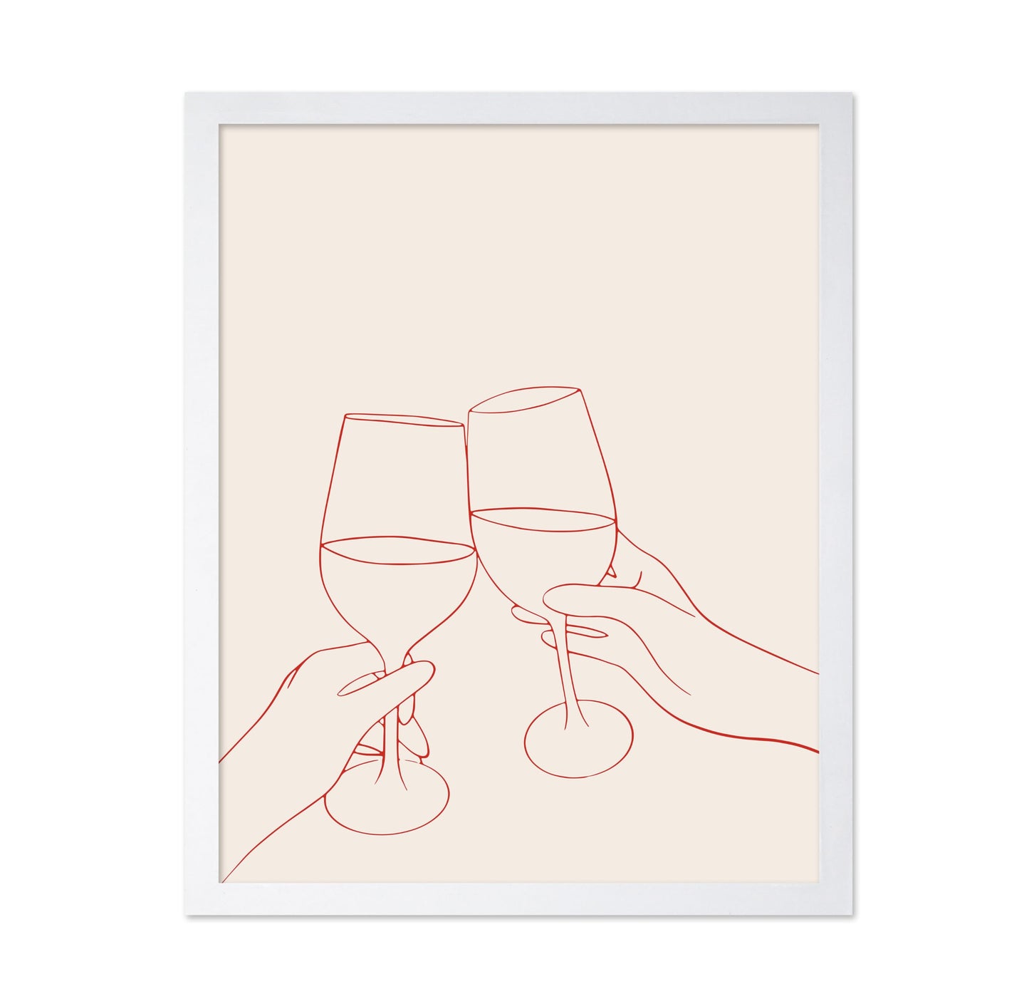 Cheers Line Drawing No2
