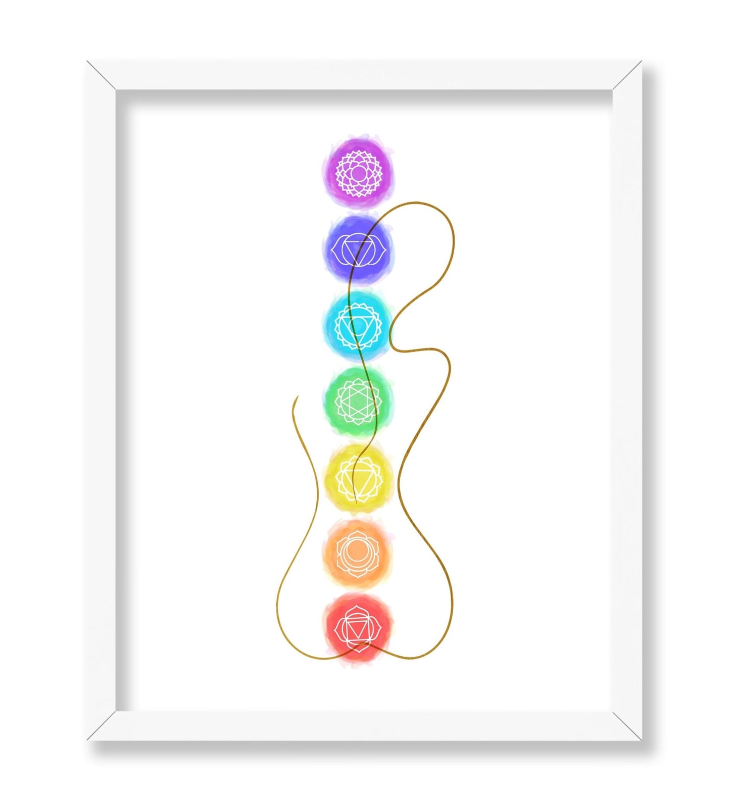 Chakra Woman Silhouette