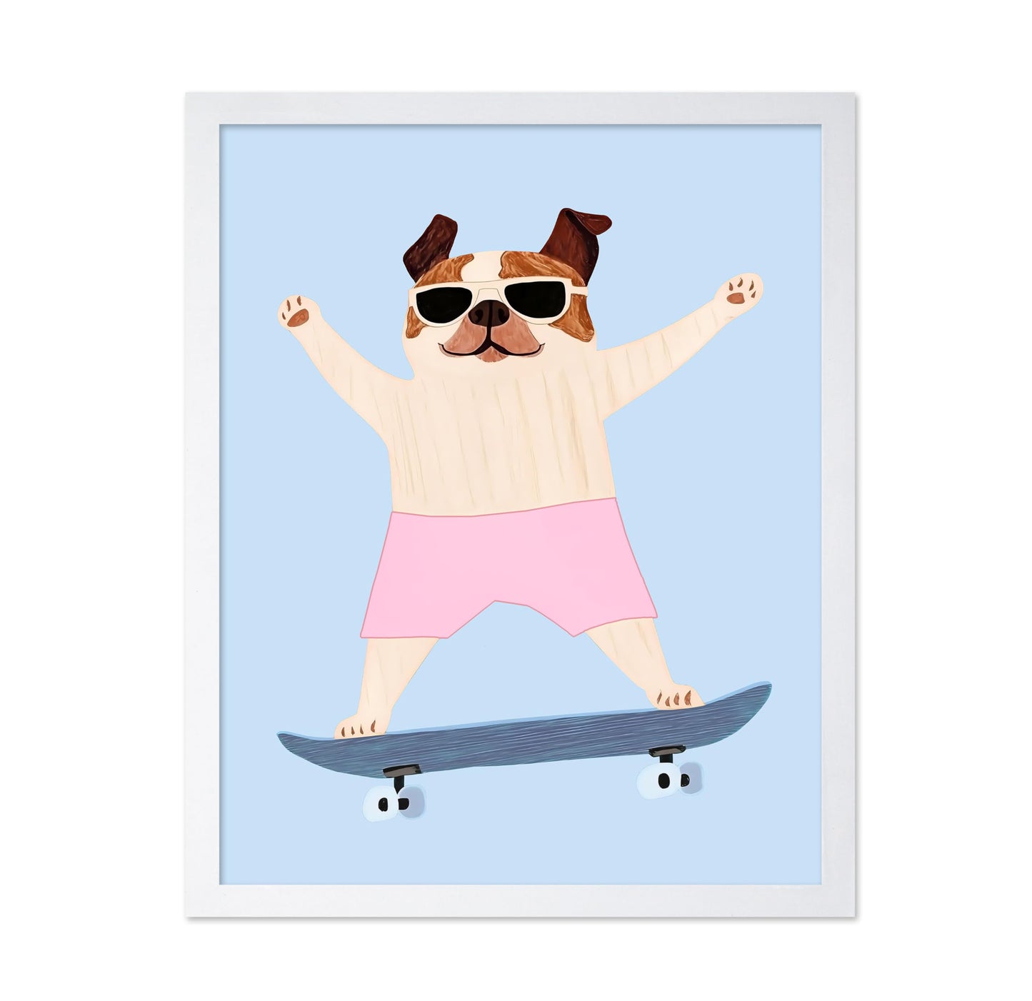 Skateboarding Dog