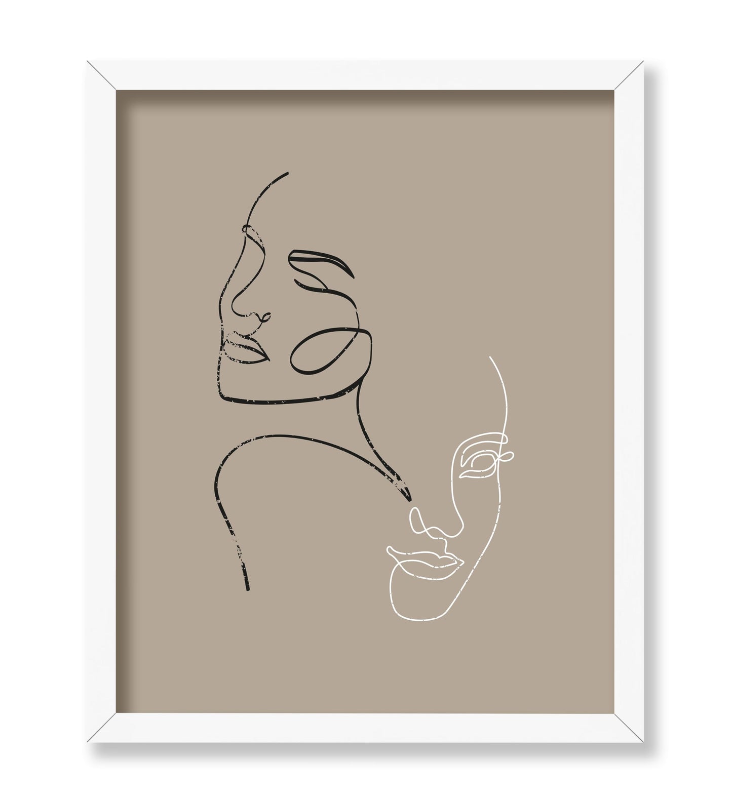 One Line Women Faces