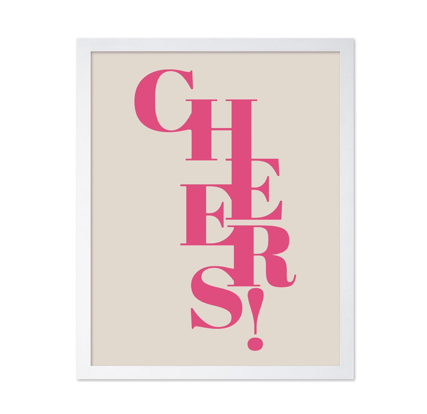 Cheers Typography No4