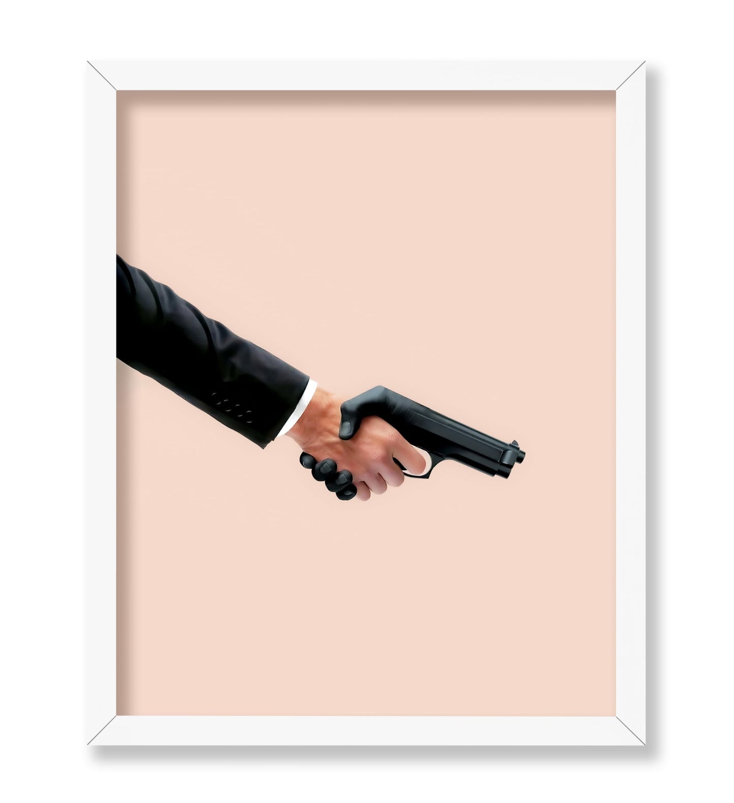 Hand Holding Pistol