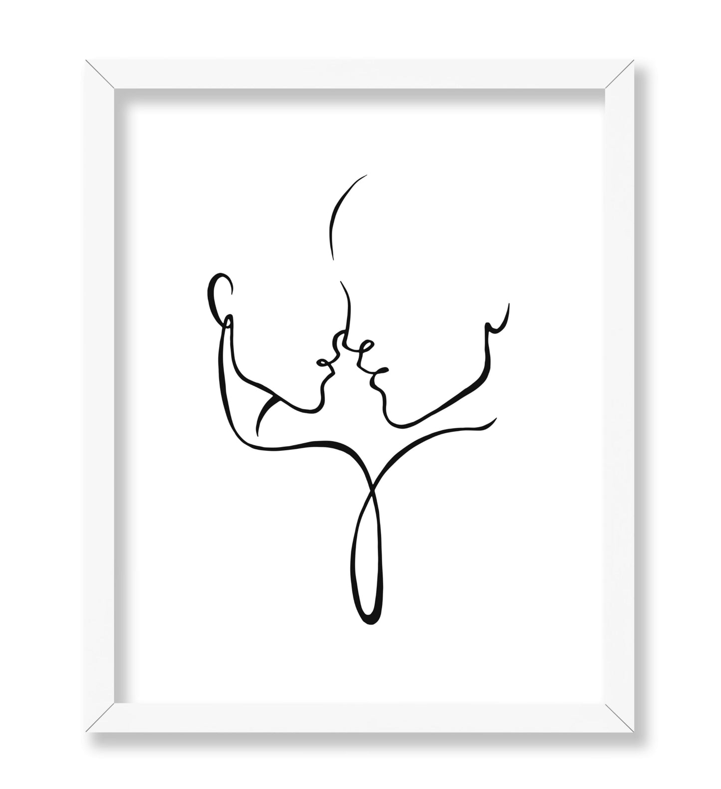 Faces Almost Kissing