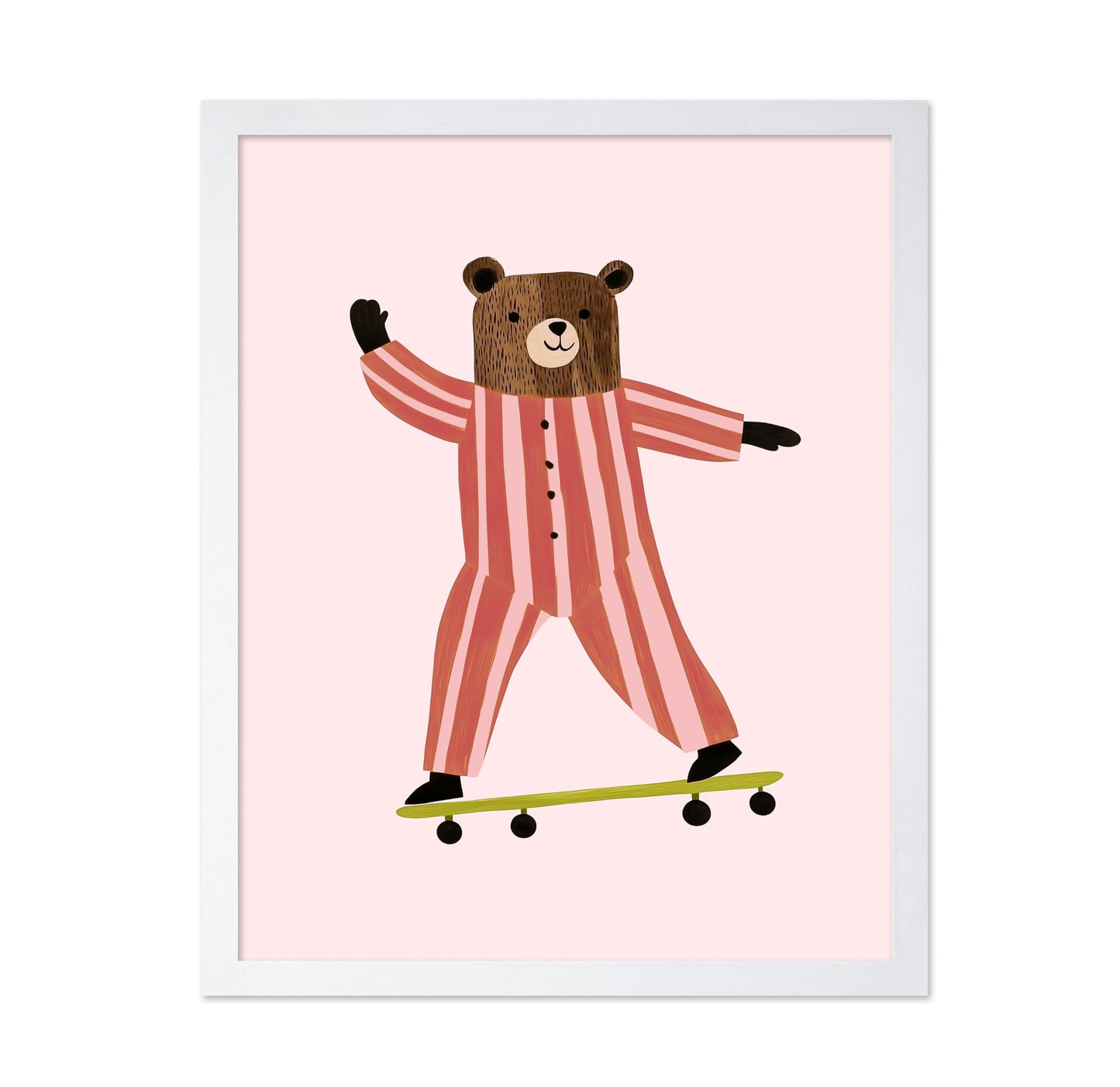 Skateboarding Bear