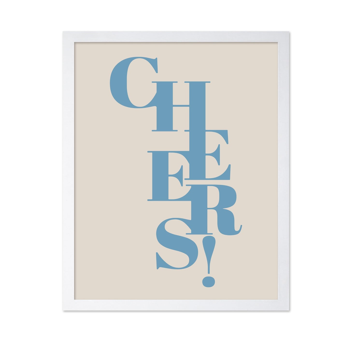 Cheers Typography No5