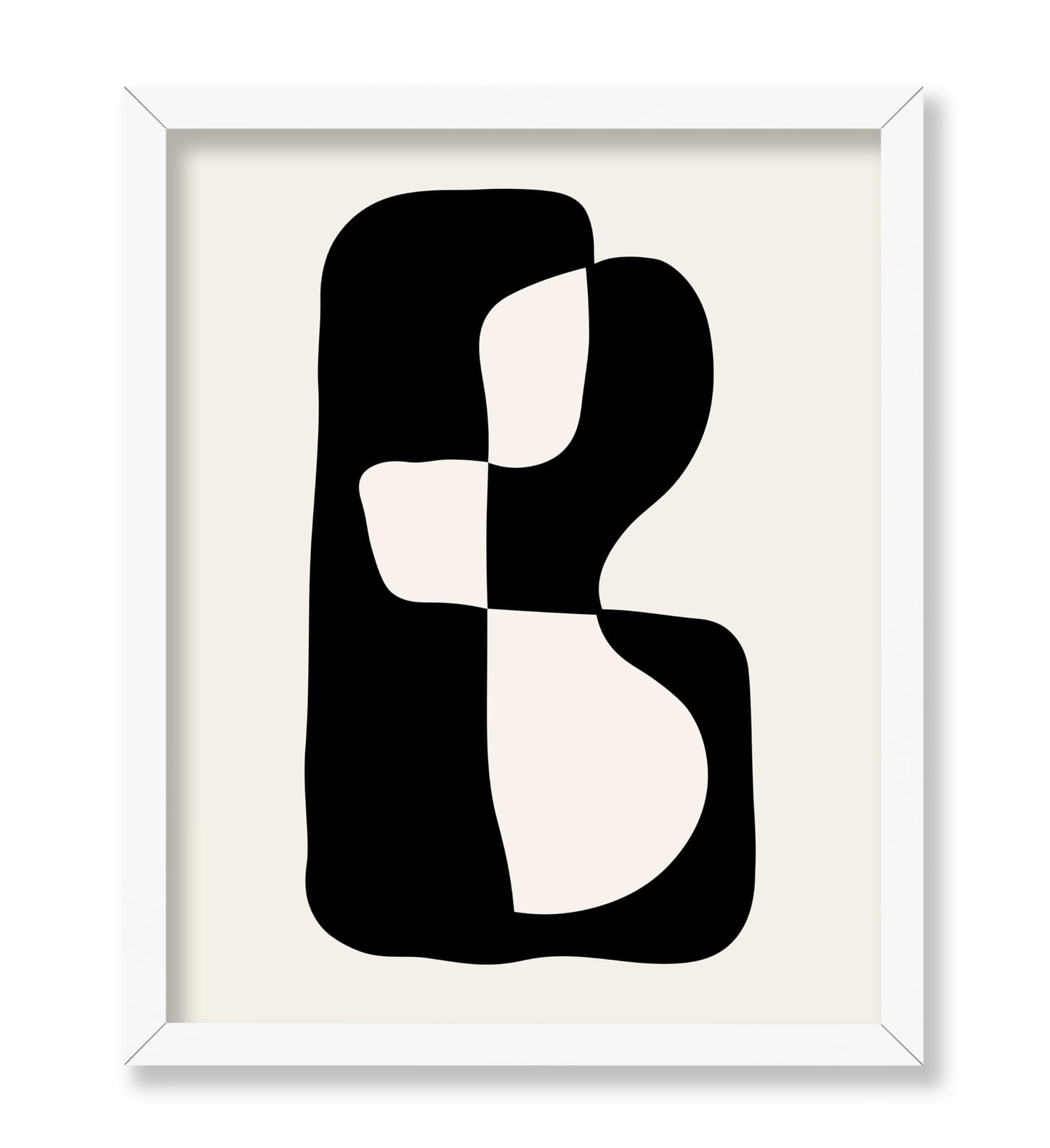 Abstract Black Shape