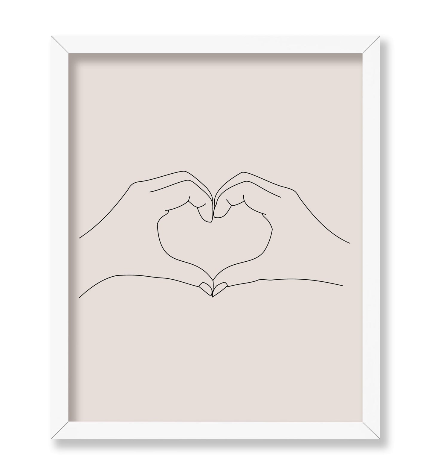 Two Hands Making a Heart No1