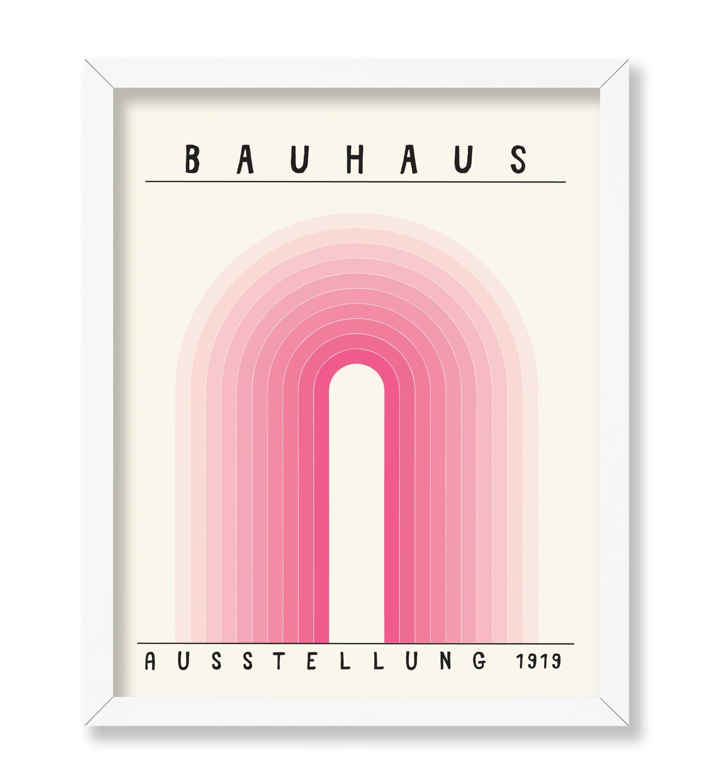 Pink Bauhaus Ausstellung 1919