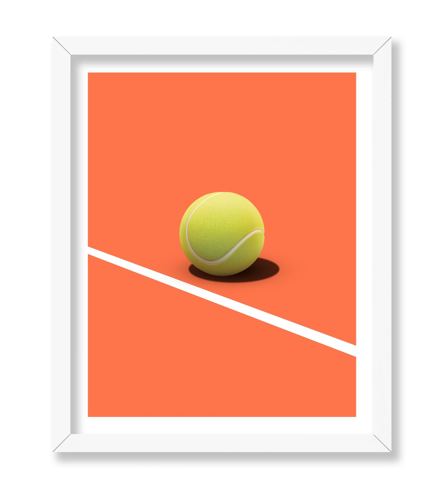 Tennis Ball on Court No1