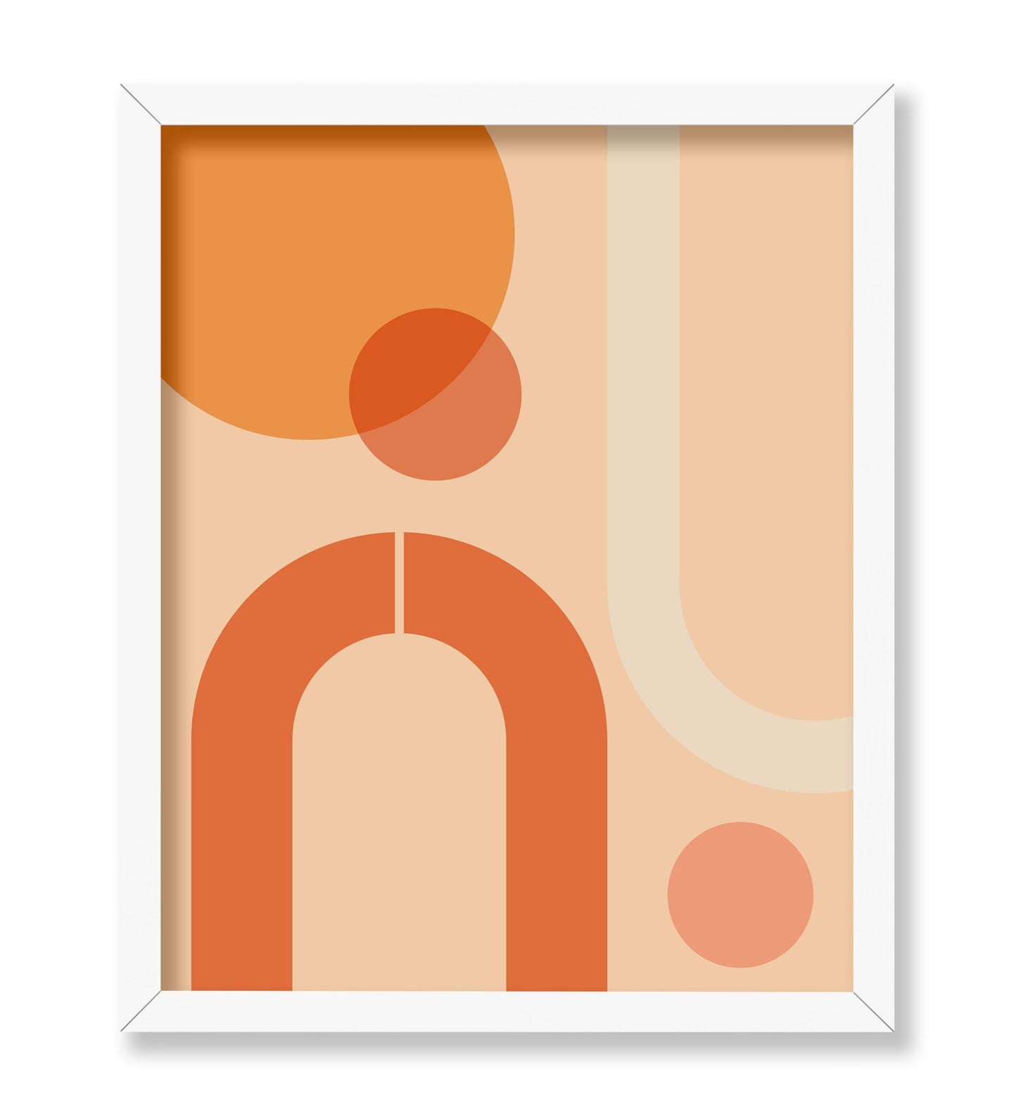 Orange Shapes No1