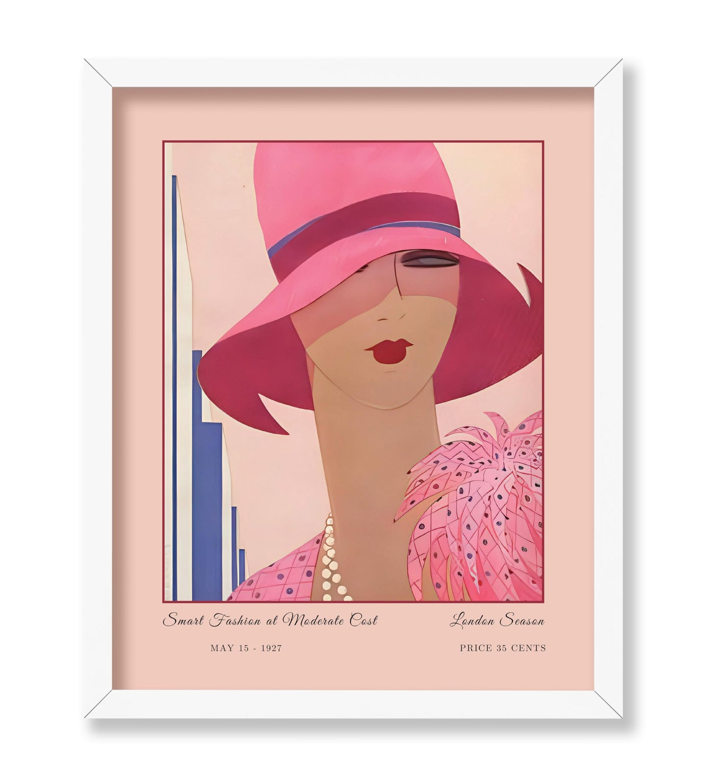 Pink Fashion Magazine Cover