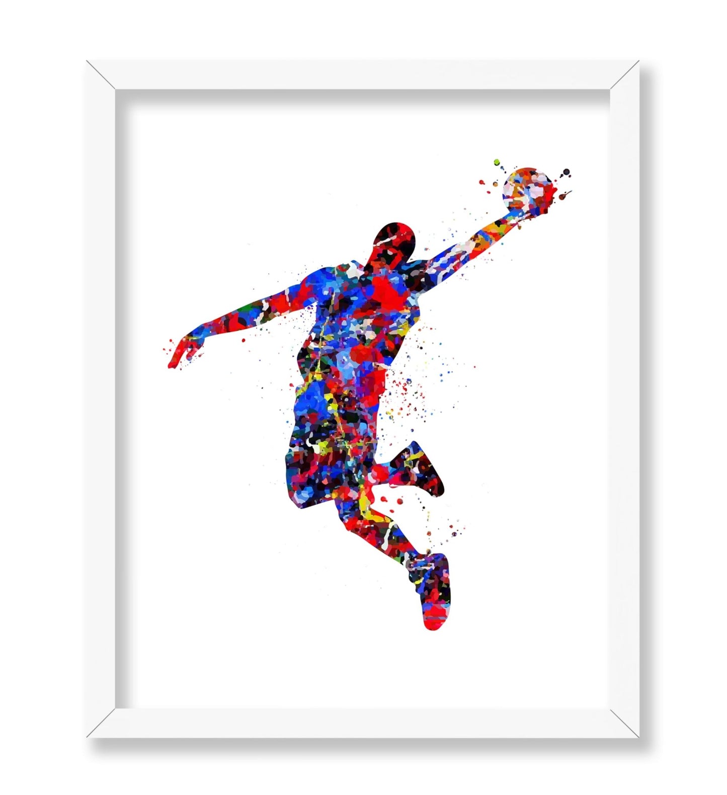 Watercolor Basketball No2