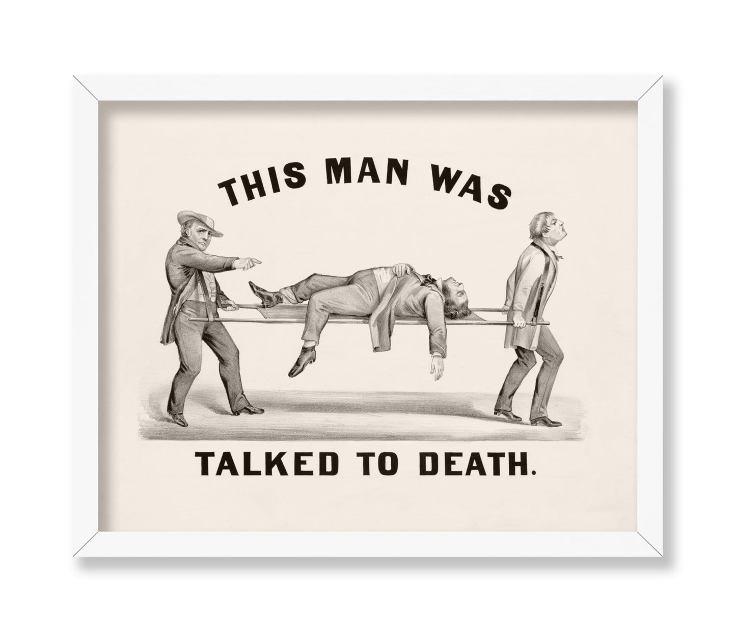 This Man Was Talked To Death