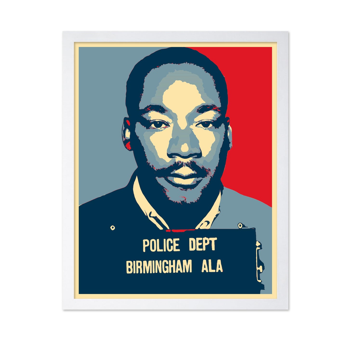 Martin Luther King Mugshot No1