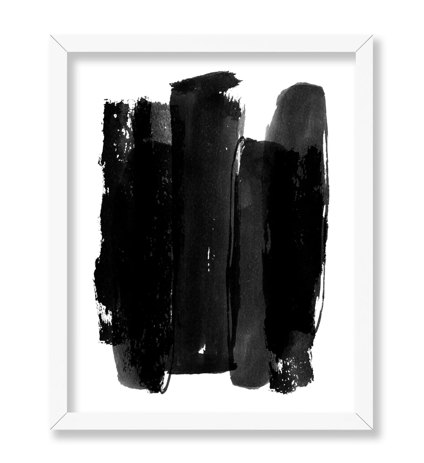 Black Brush Strokes No3