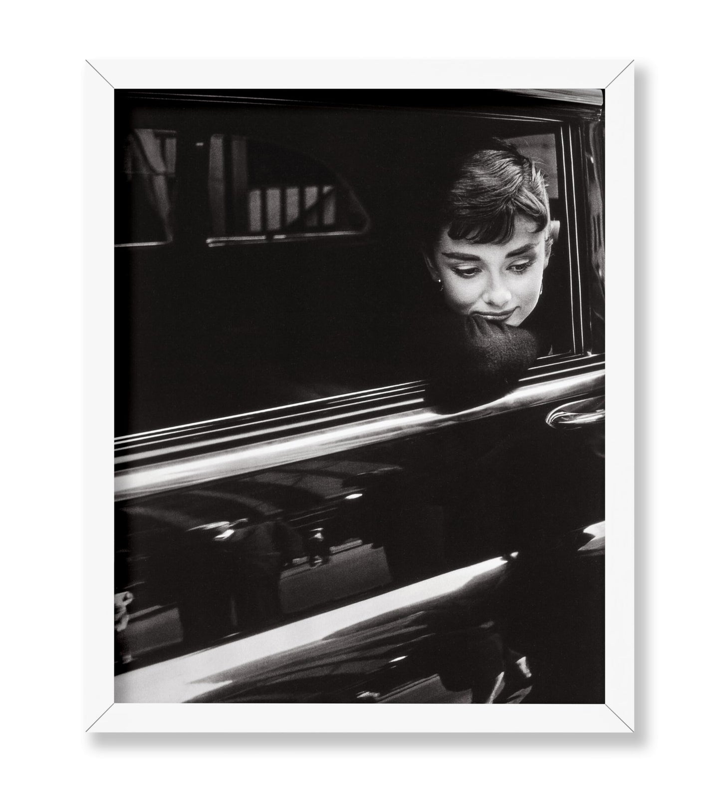 Audrey in Car