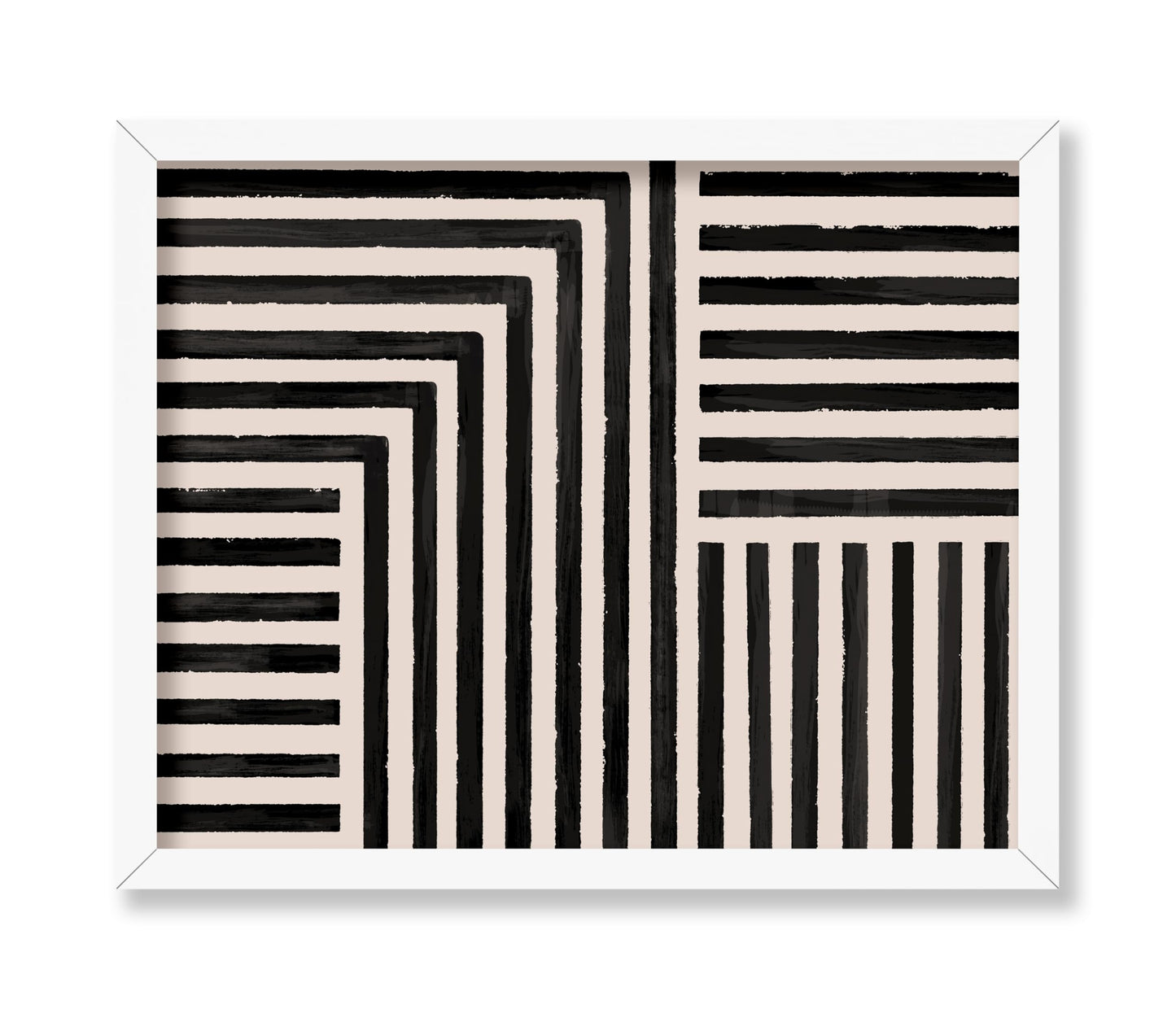 Geometric Line Drawing No1