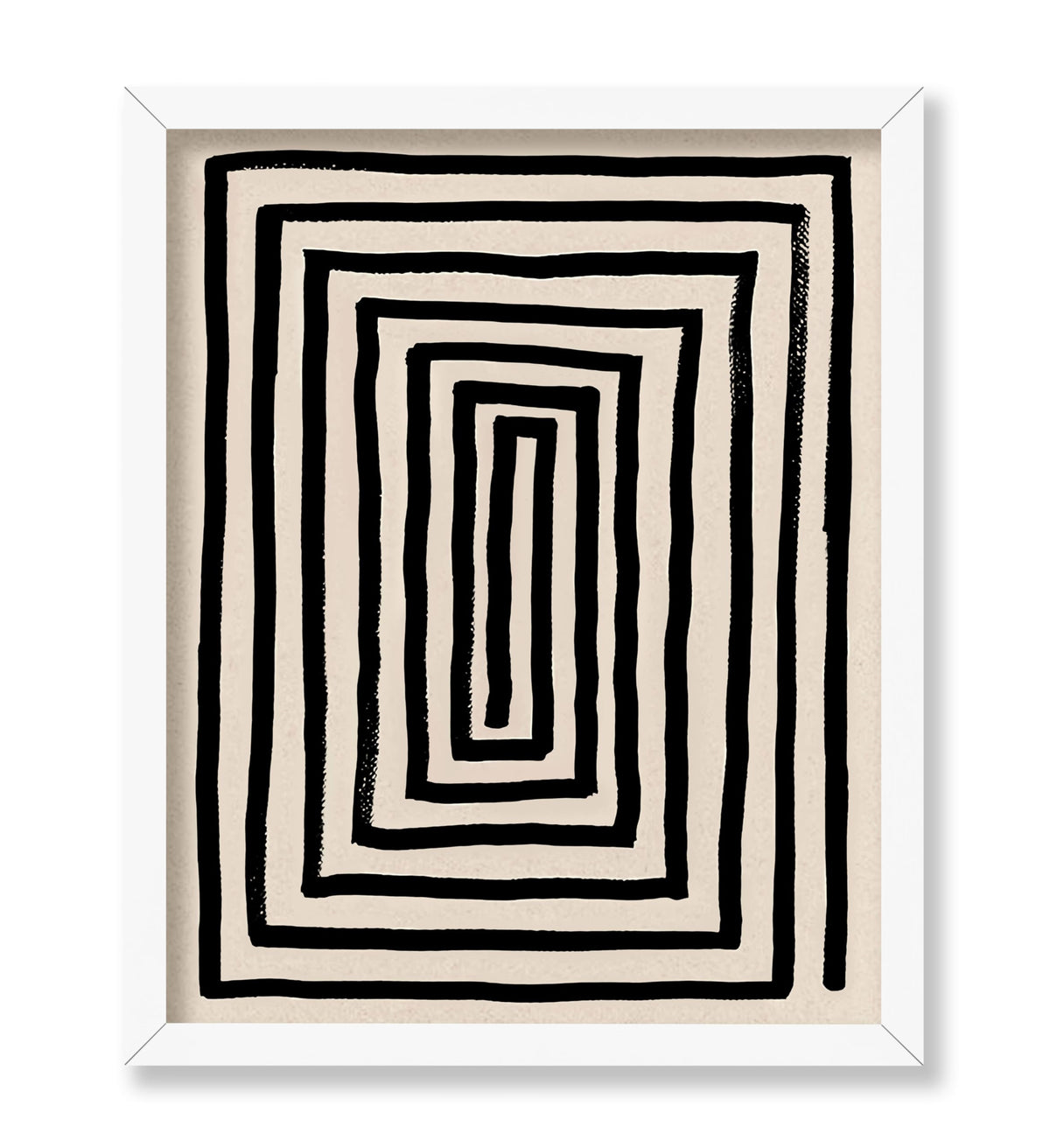 Thick Black Line Drawing