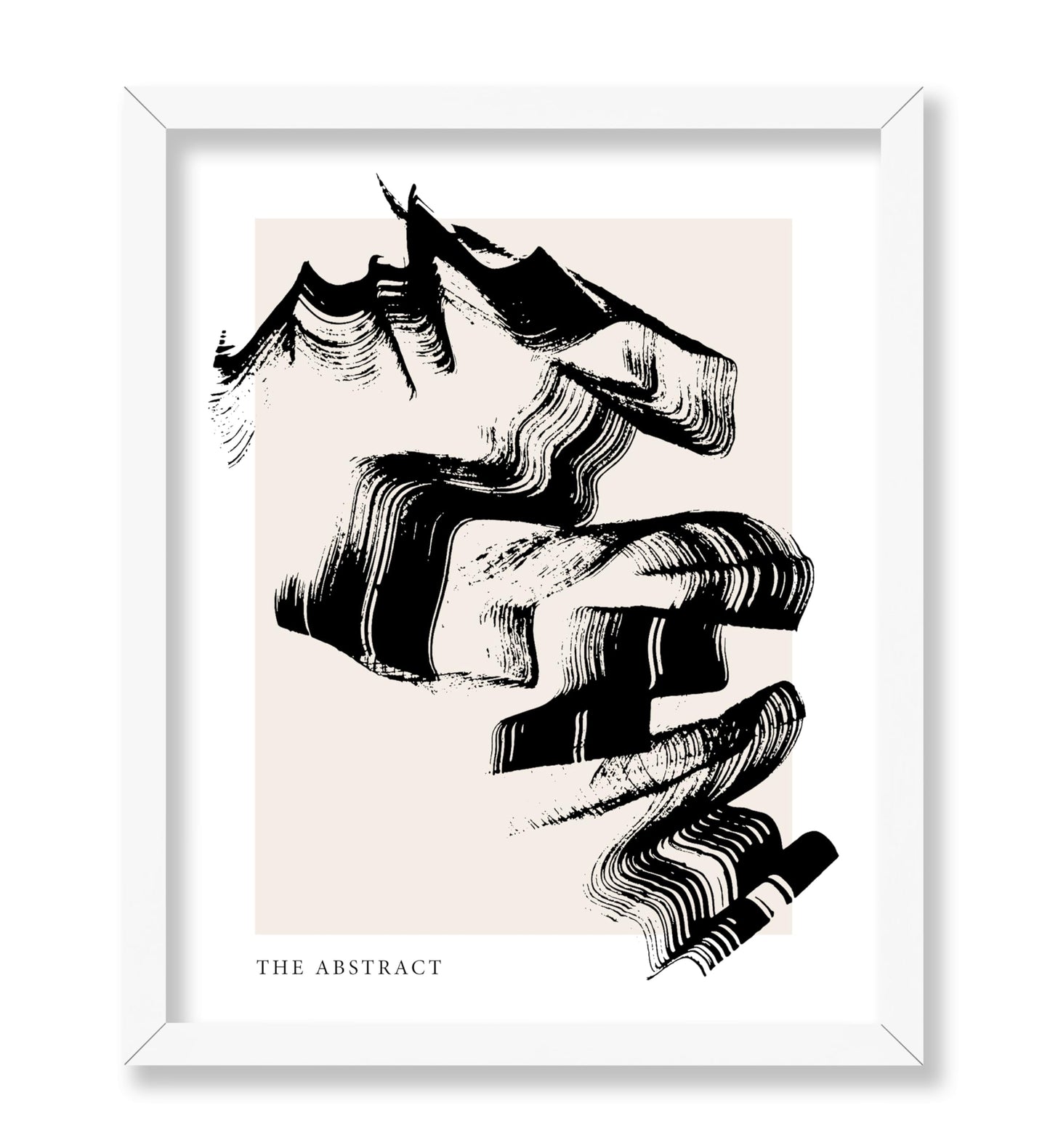 Black Brush Strokes No5