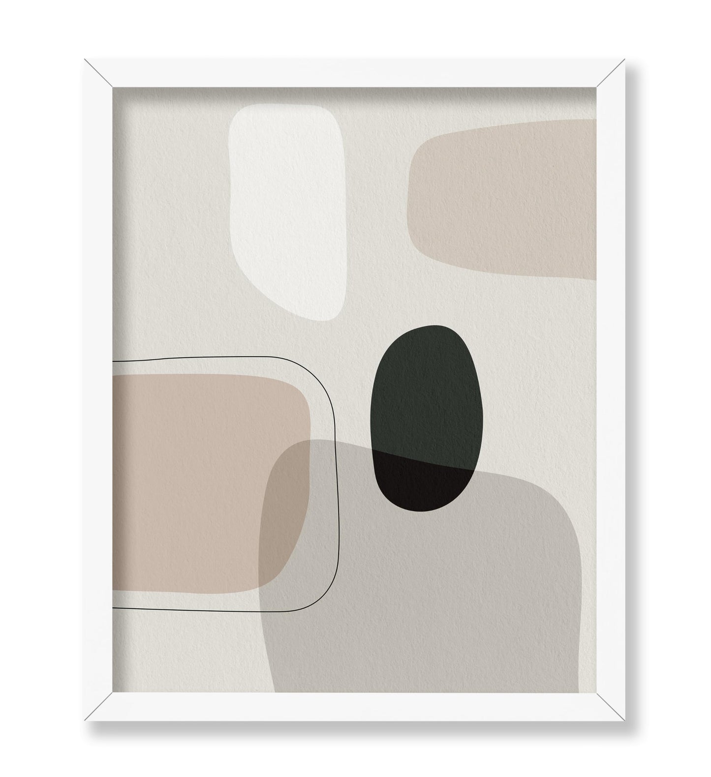 Abstract Beige Shapes
