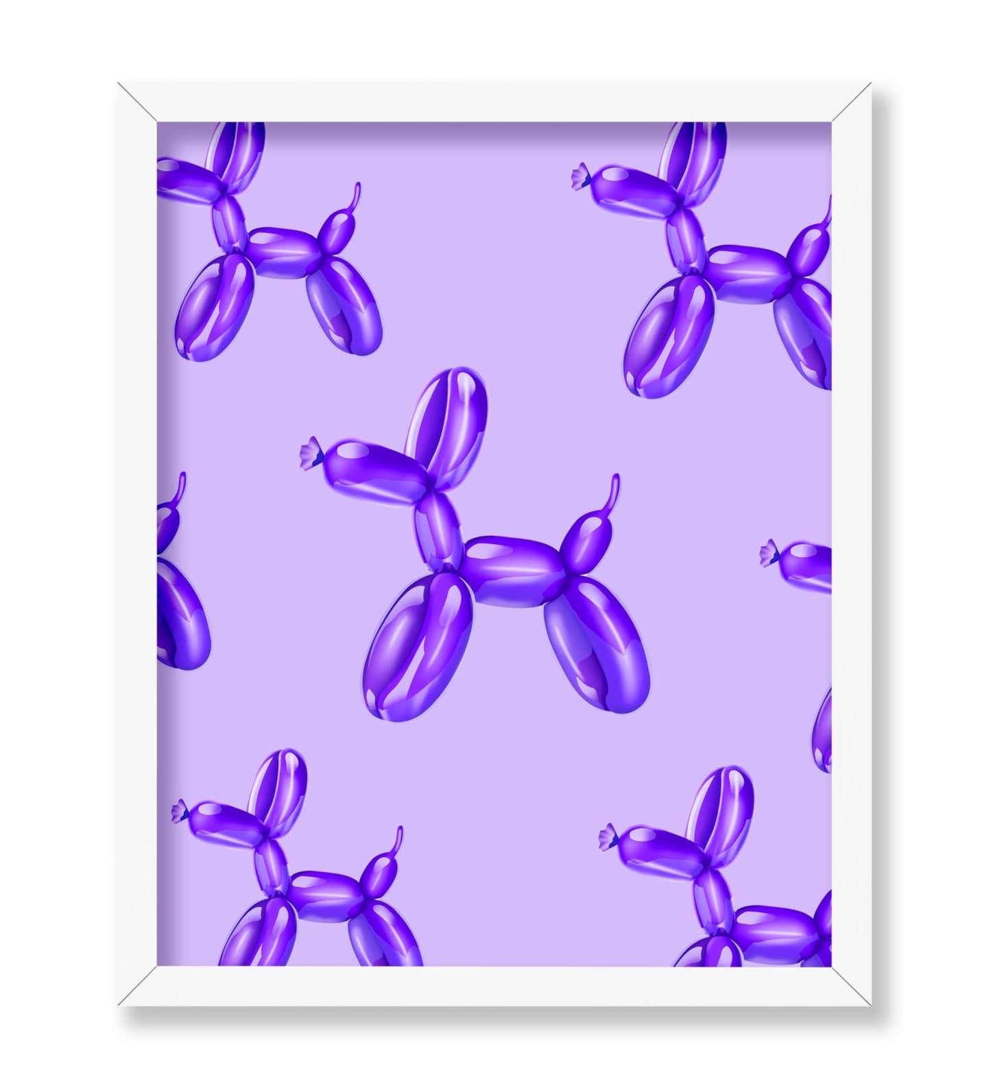 Purple Balloon Dogs