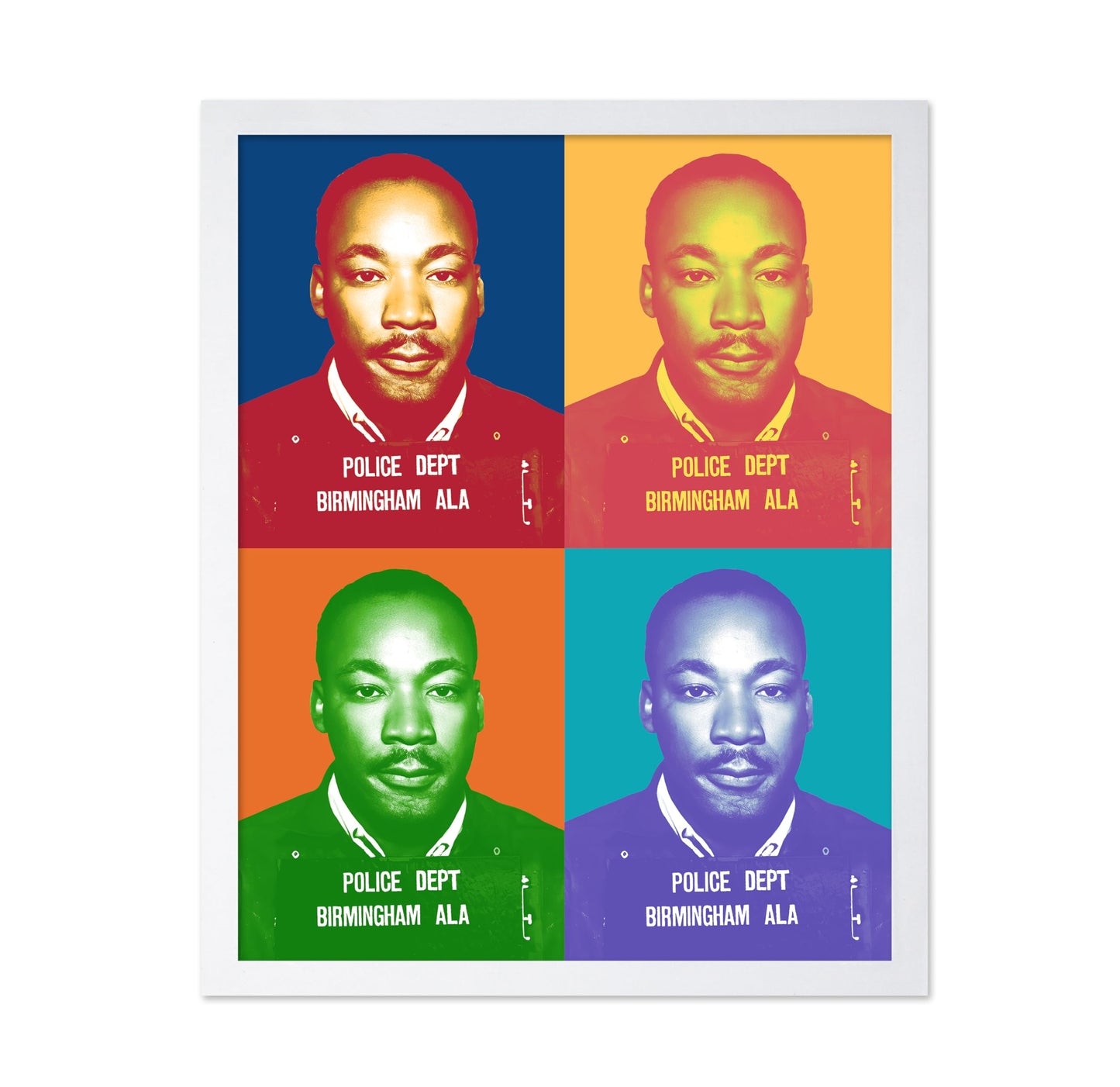 Martin Luther King Mugshot No4