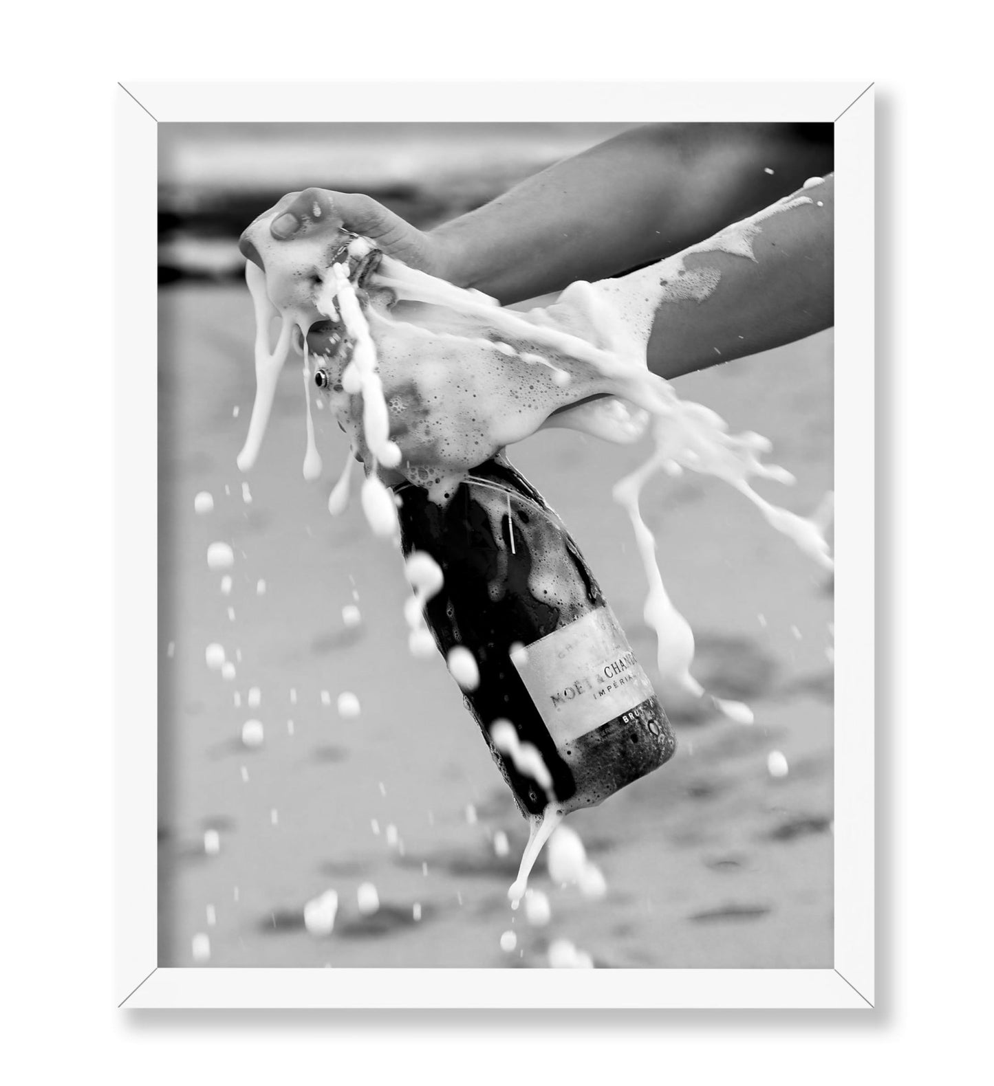 Popping Champagne Bottle