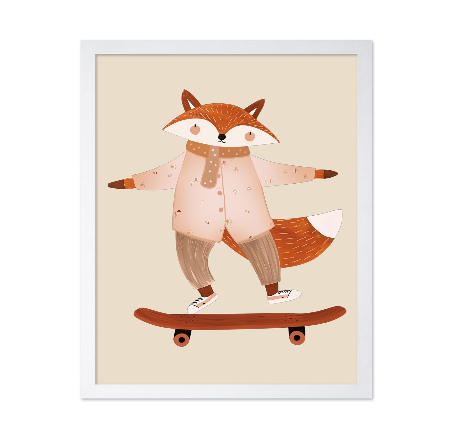 Skateboarding Fox