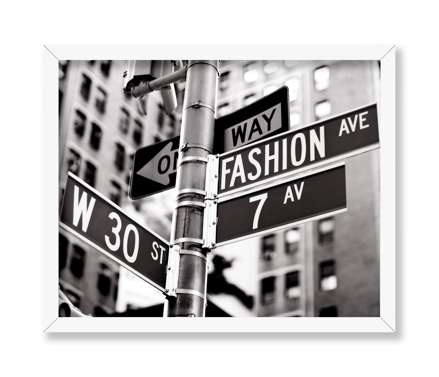 Fashion Avenue Street Sign