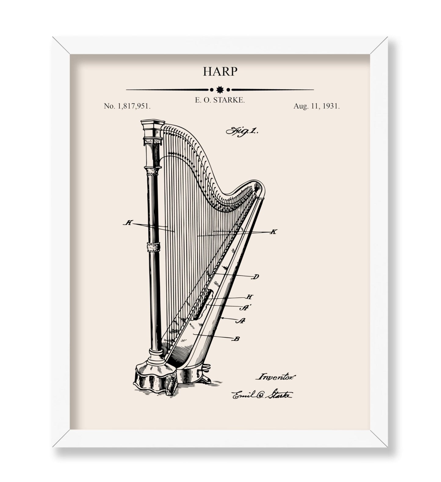 Harp Blueprint No1