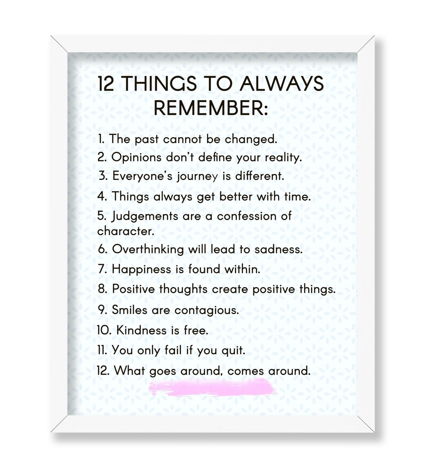 12 Things To Always Remember