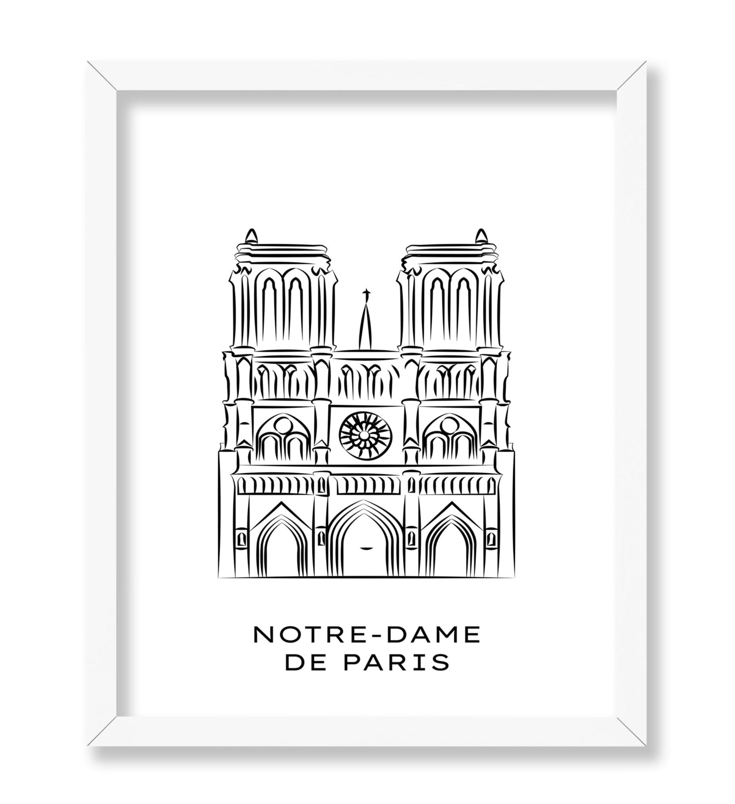 Notre Dame Cathedral Sketch