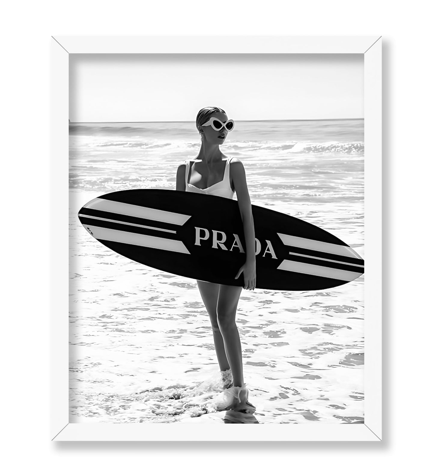 Surfer Girl in Sunglasses