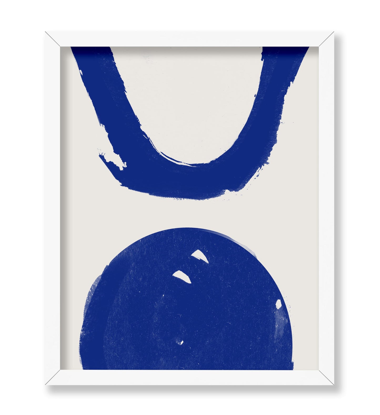 Blue Watercolor Circle