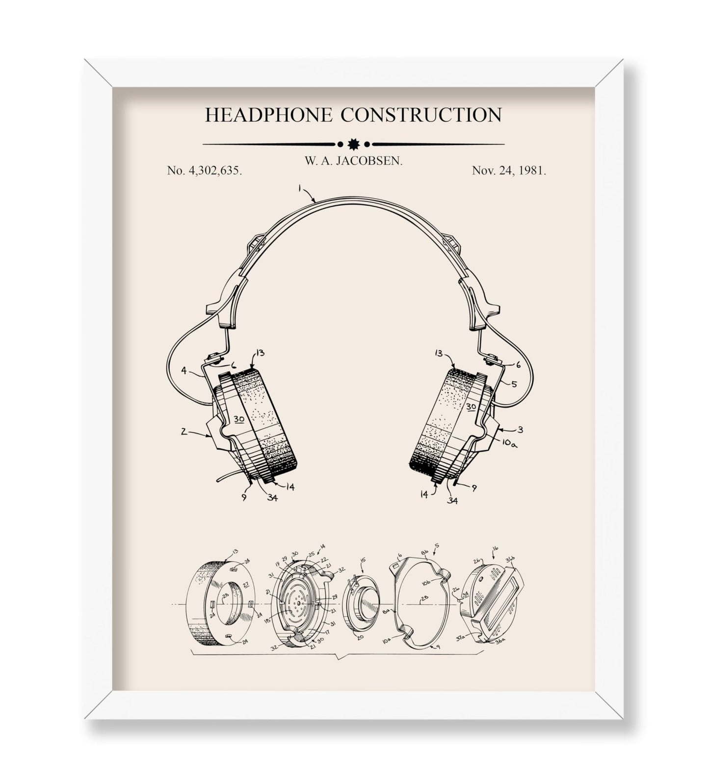 Headphones Blueprint No2