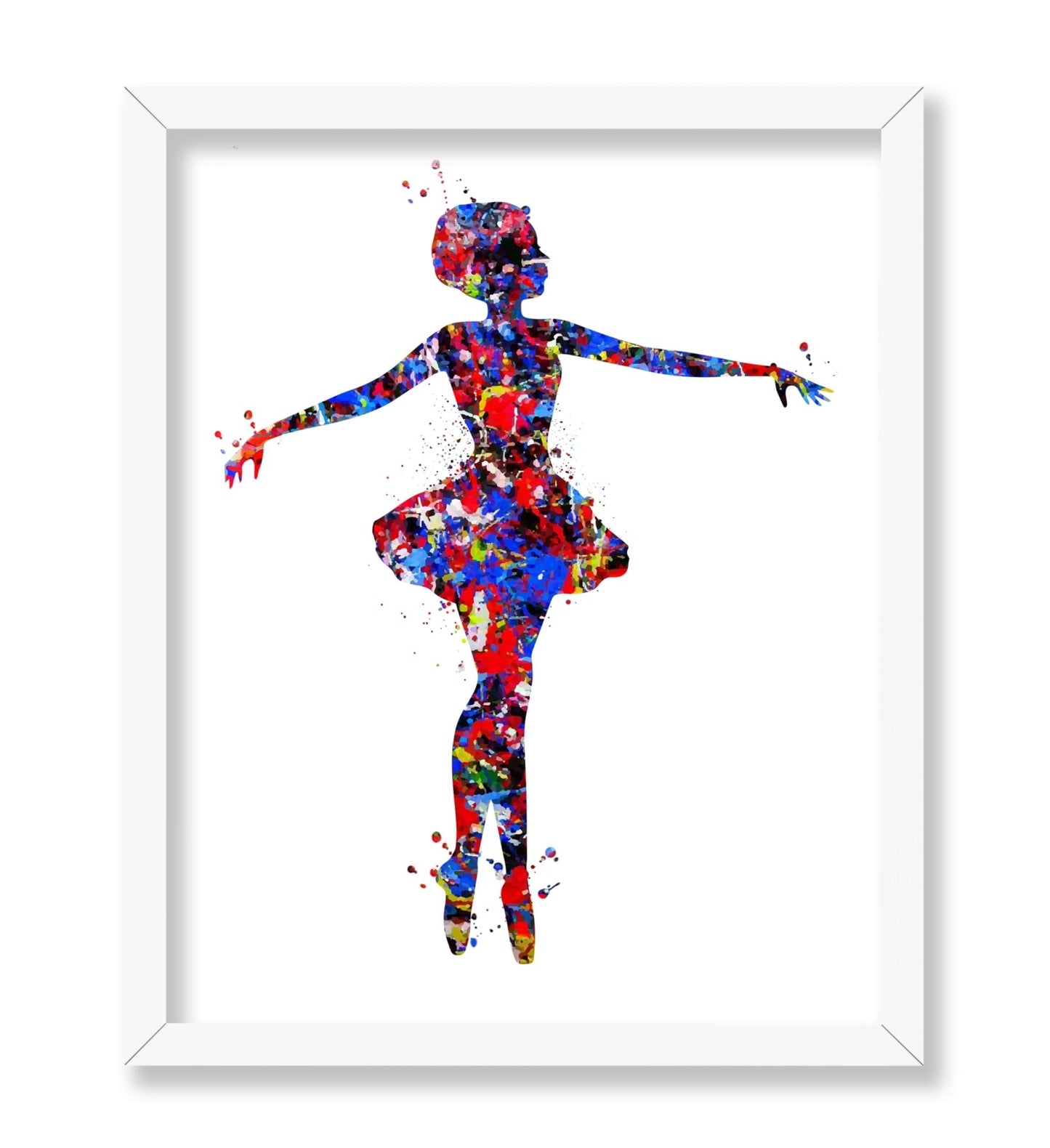 Watercolor Ballerina
