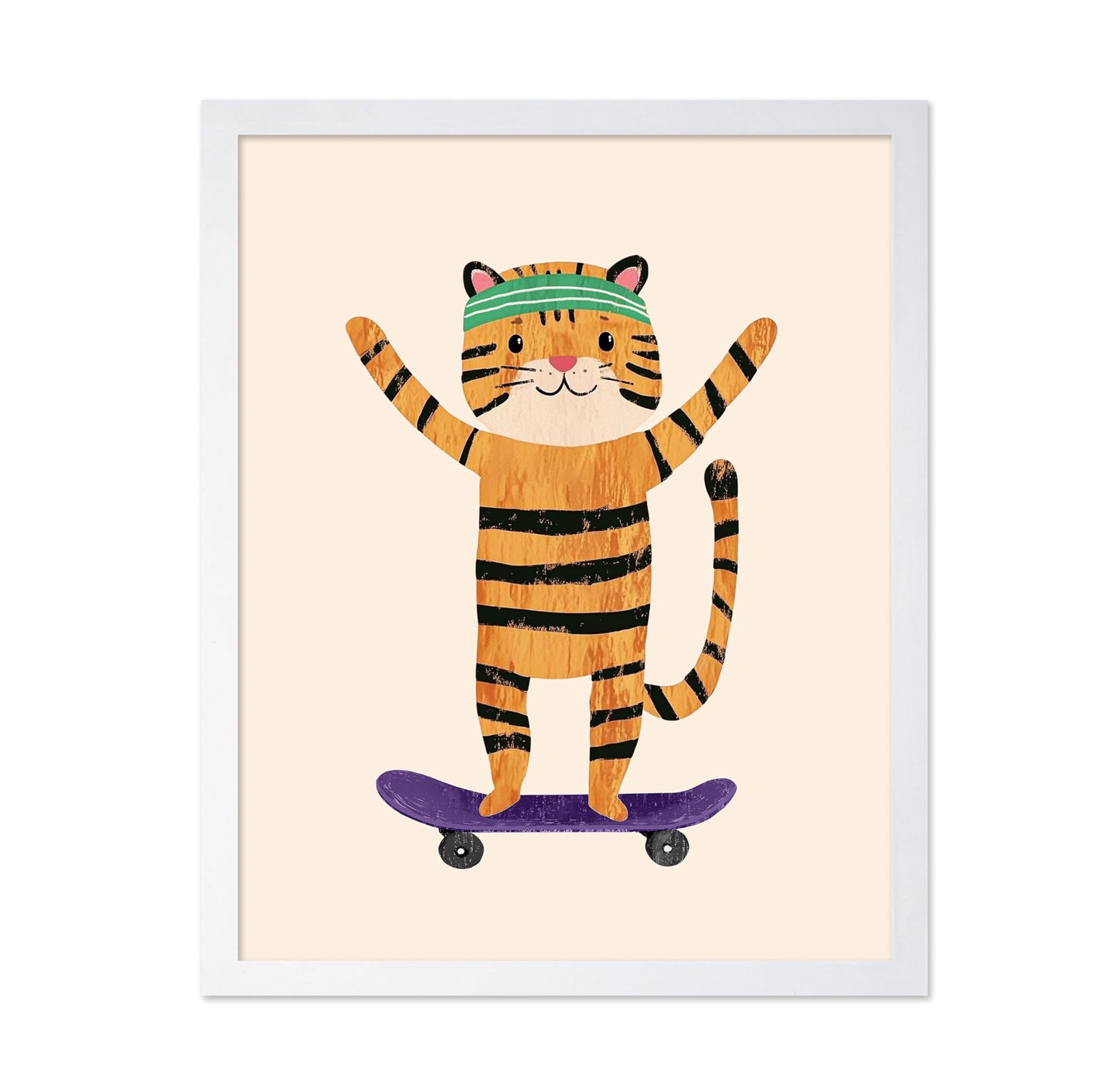 Skateboarding Cat