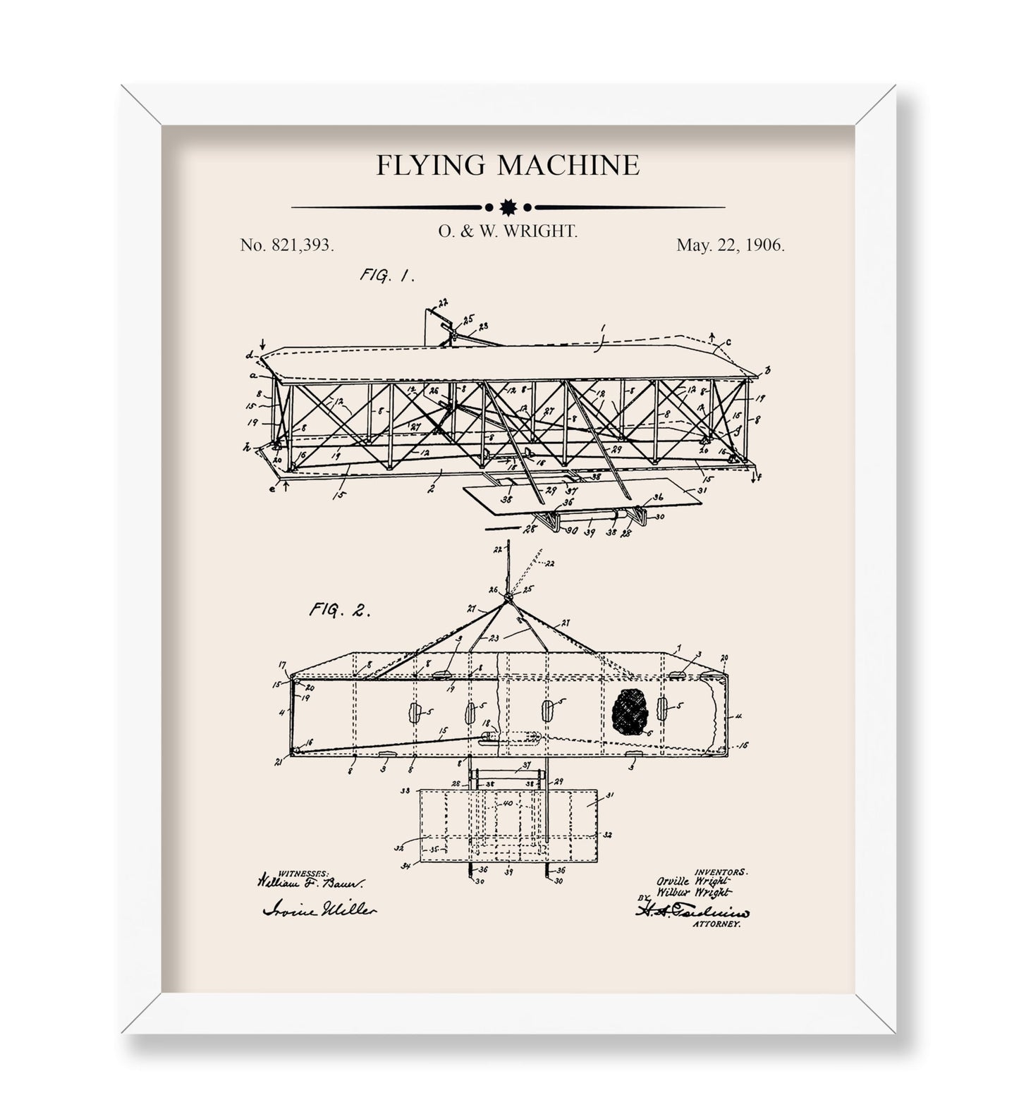 Wright Brothers Blueprint
