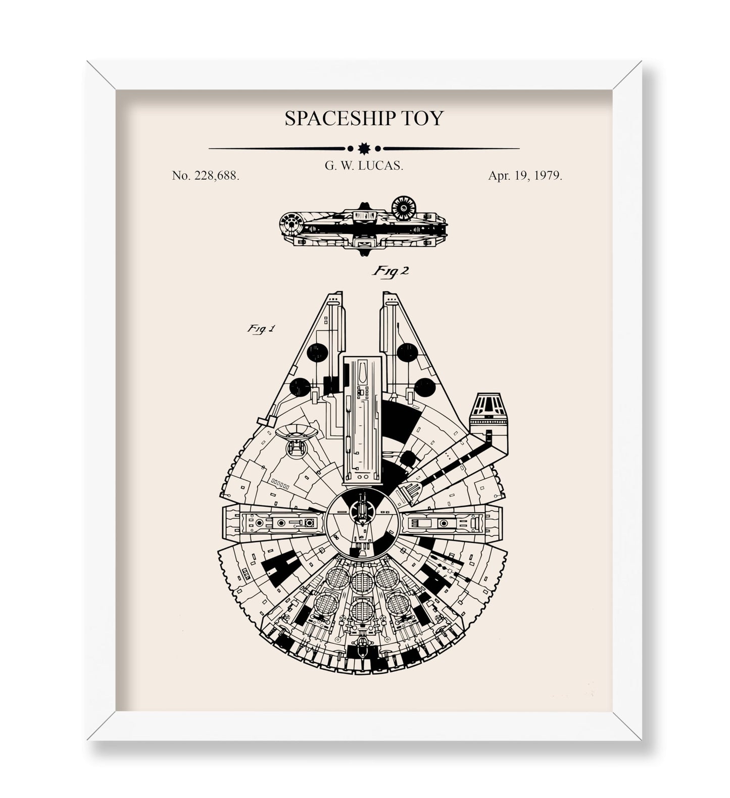 Fighter Spaceship Blueprint