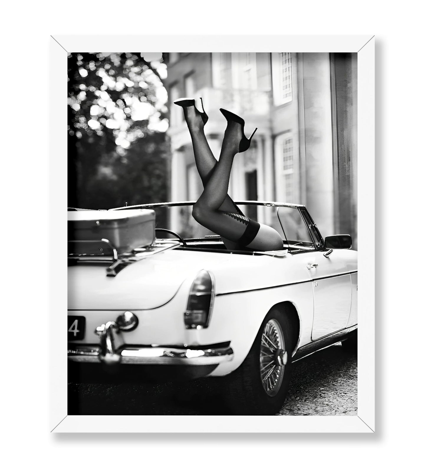 High Heels In Classic Car