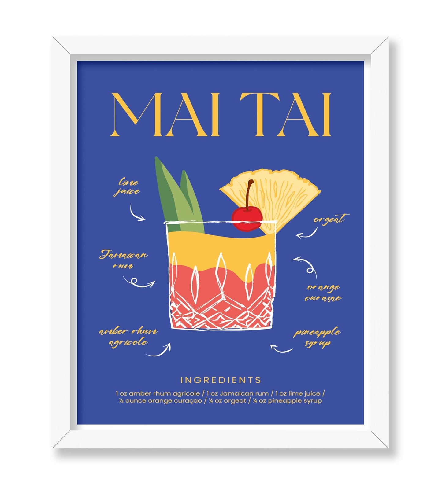 Mai Tai Cocktail Recipe