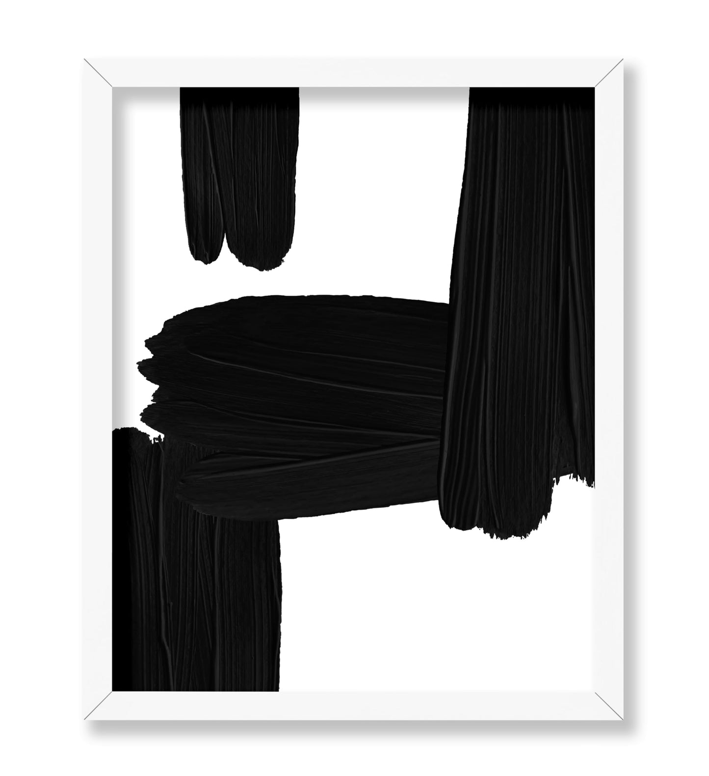 Black Paint Strokes
