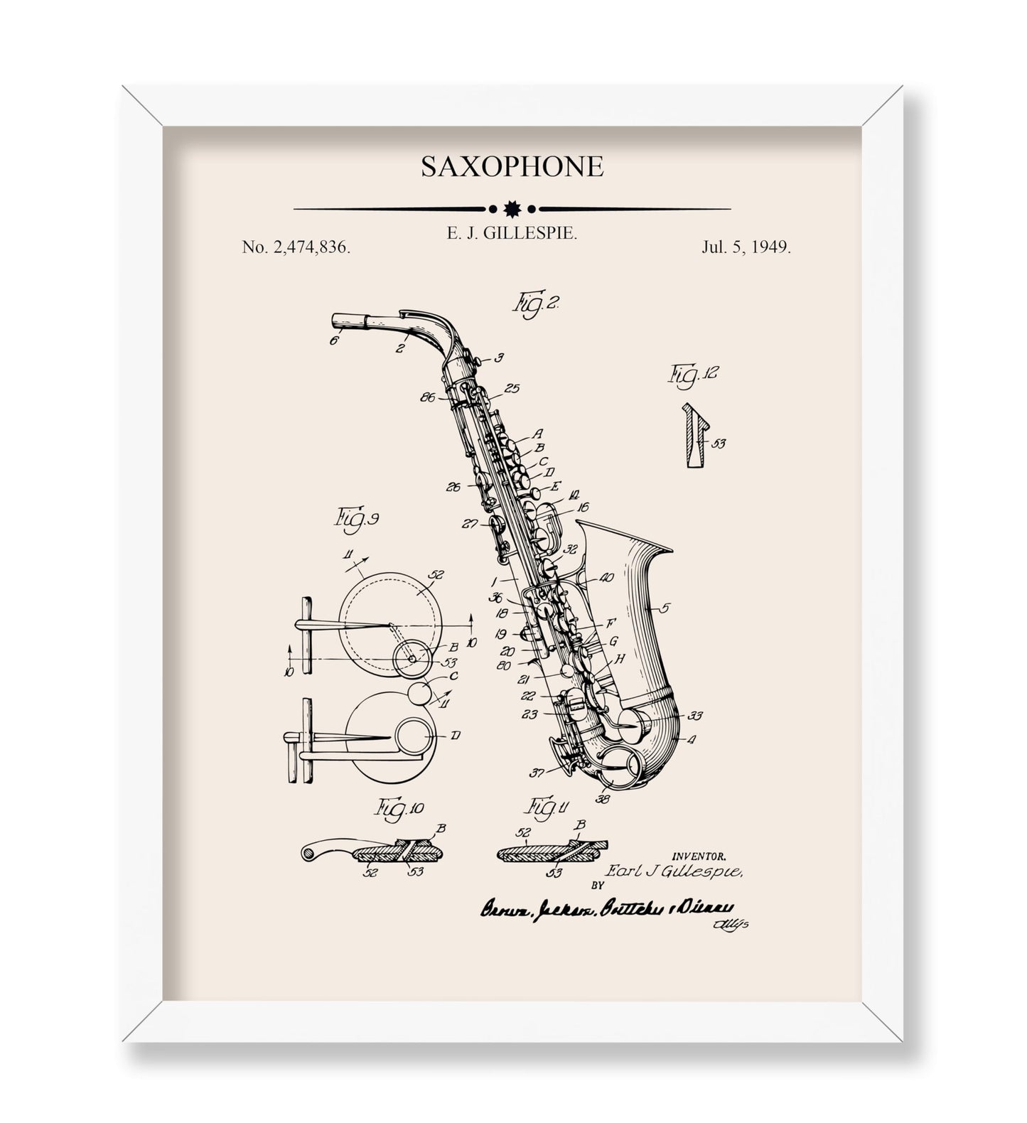 Saxophone Blueprint