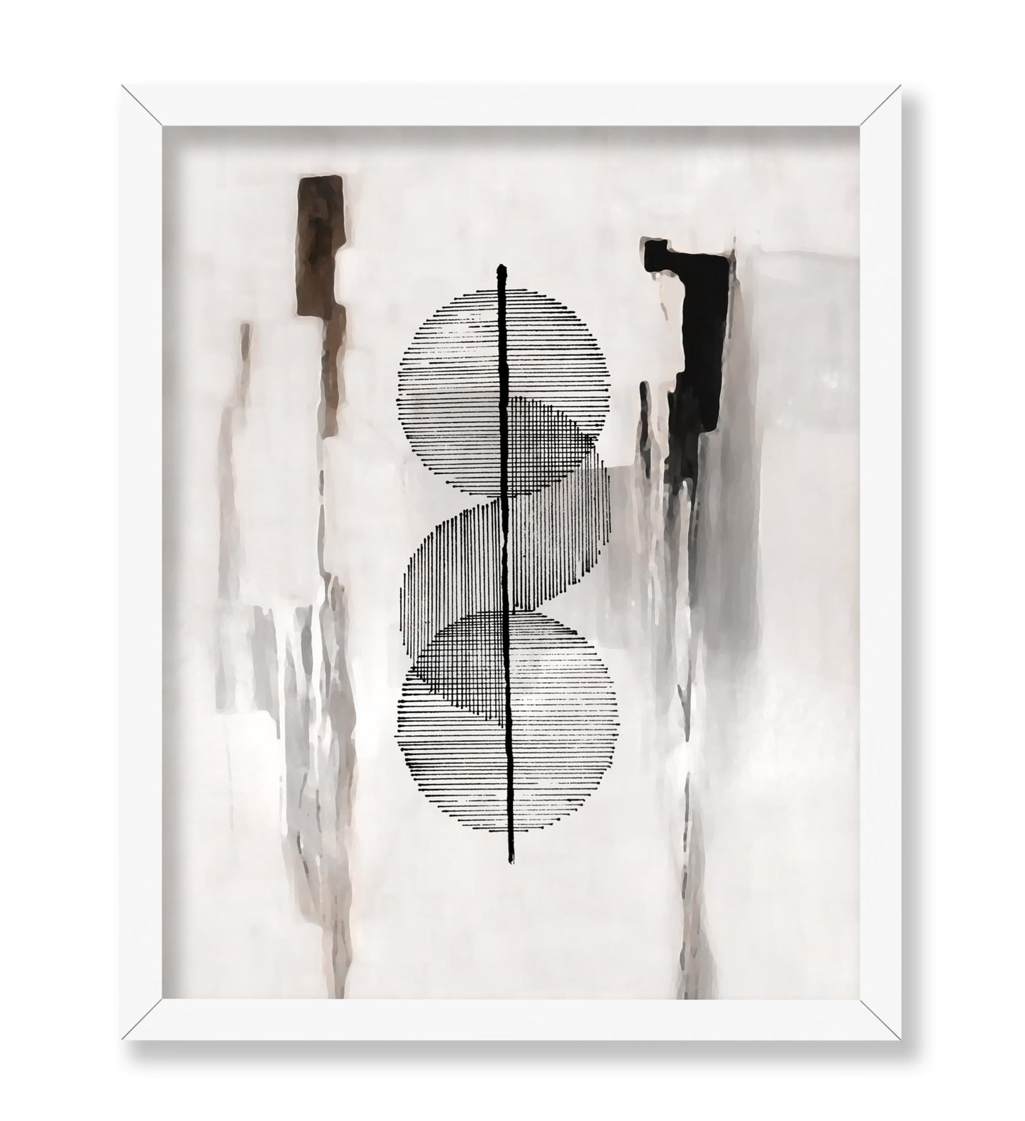 Line on Ink Wash