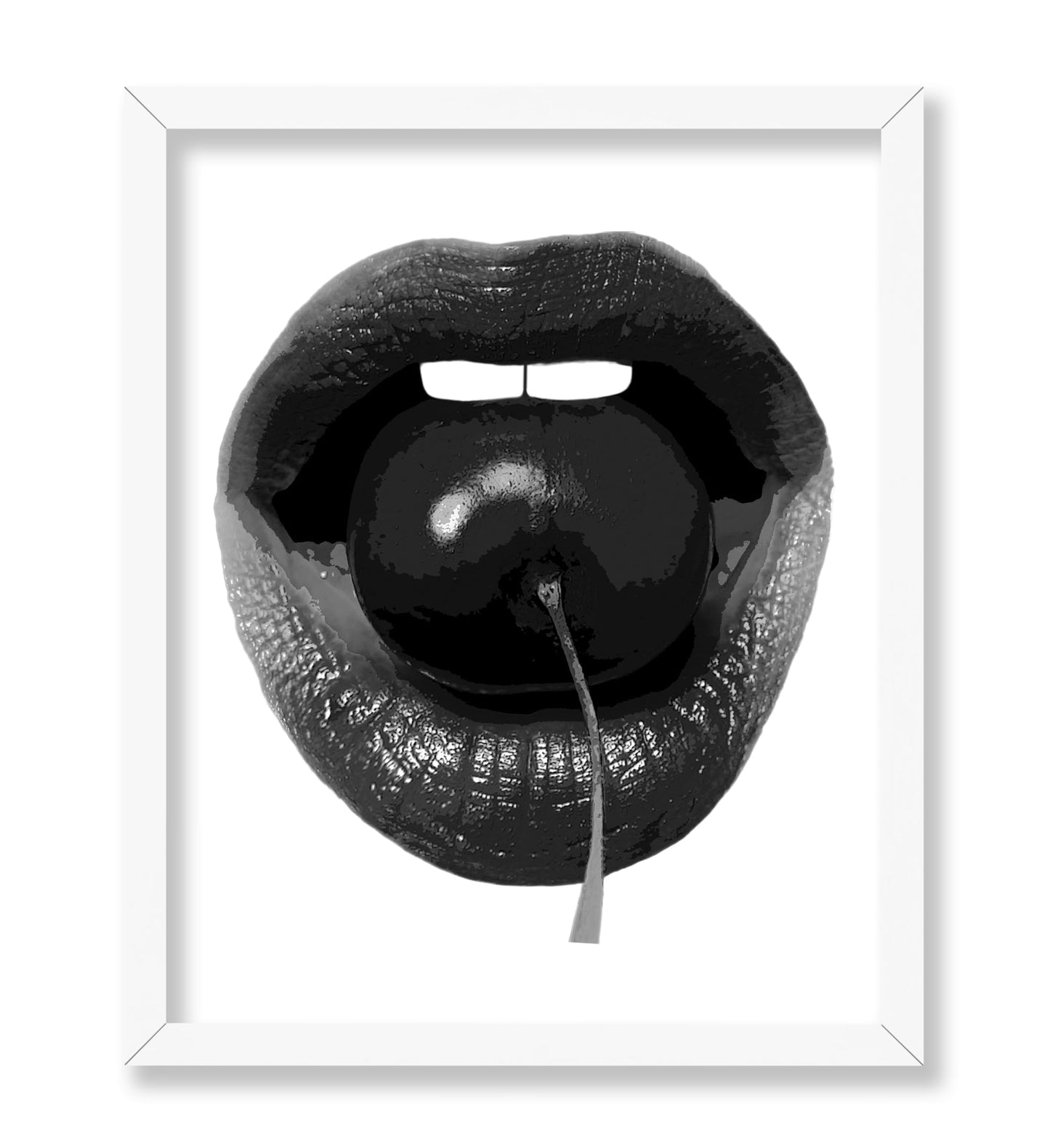 Cherry on Lips