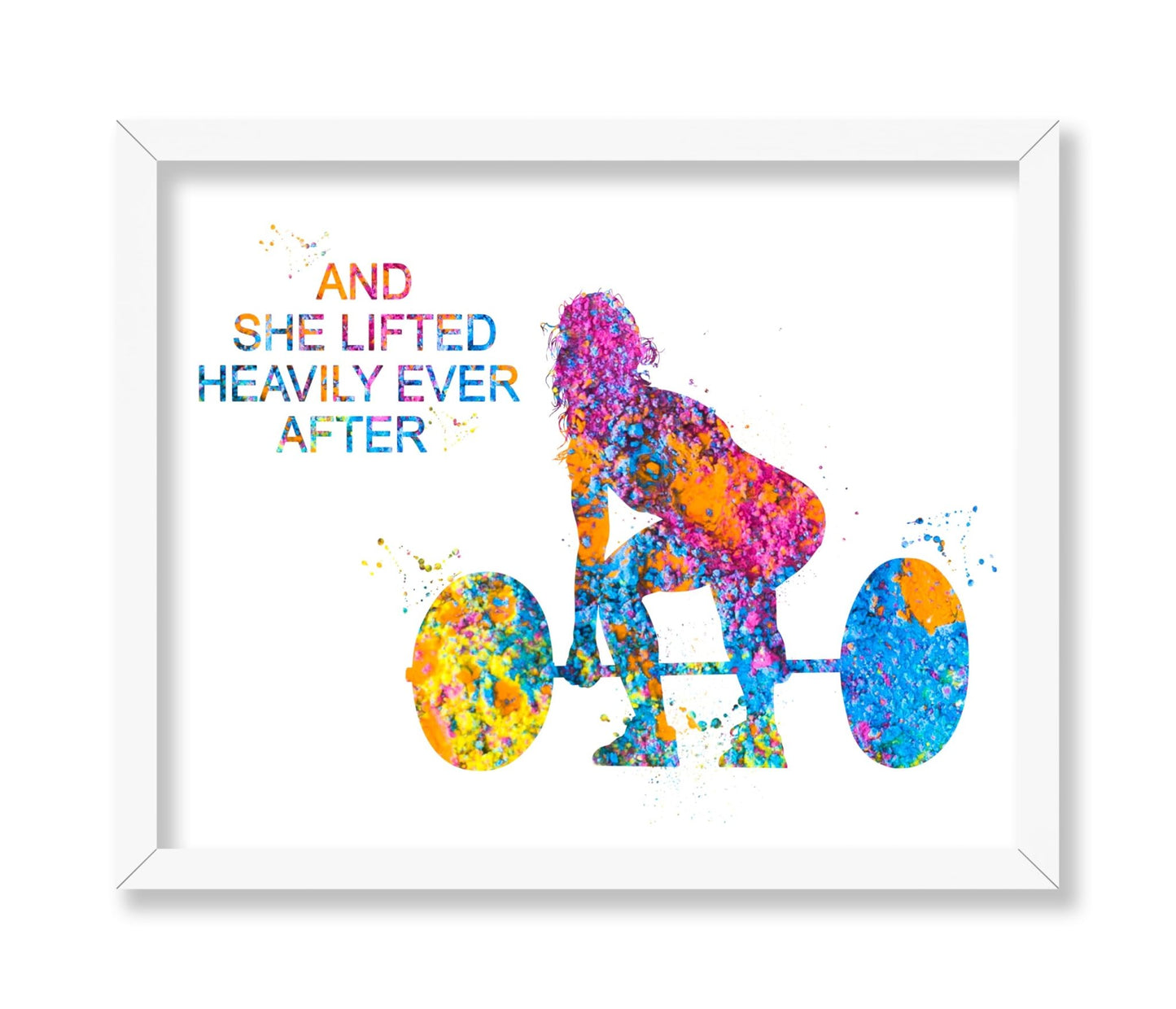 She Lifted Happily