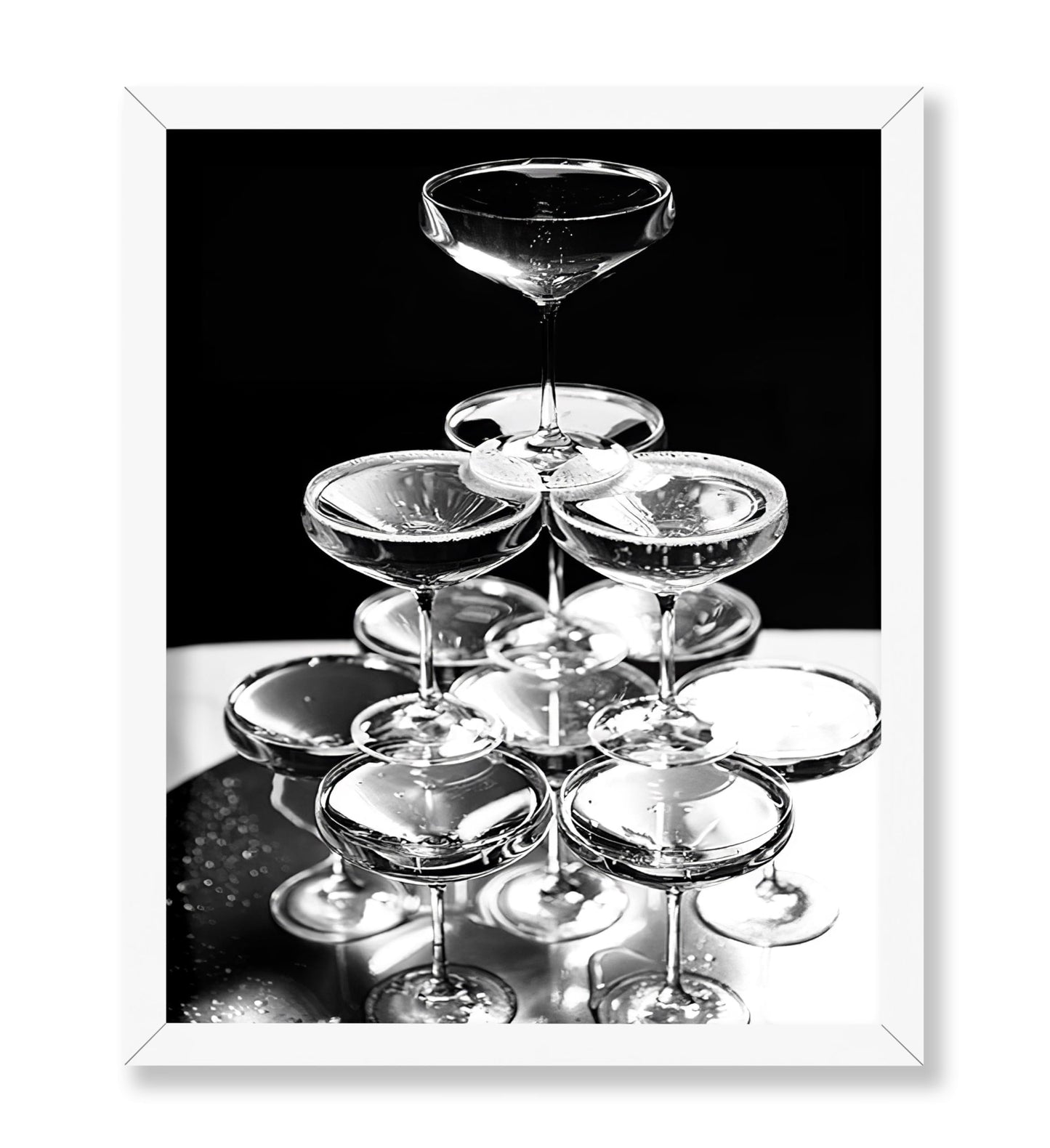Champagne Glass Tower
