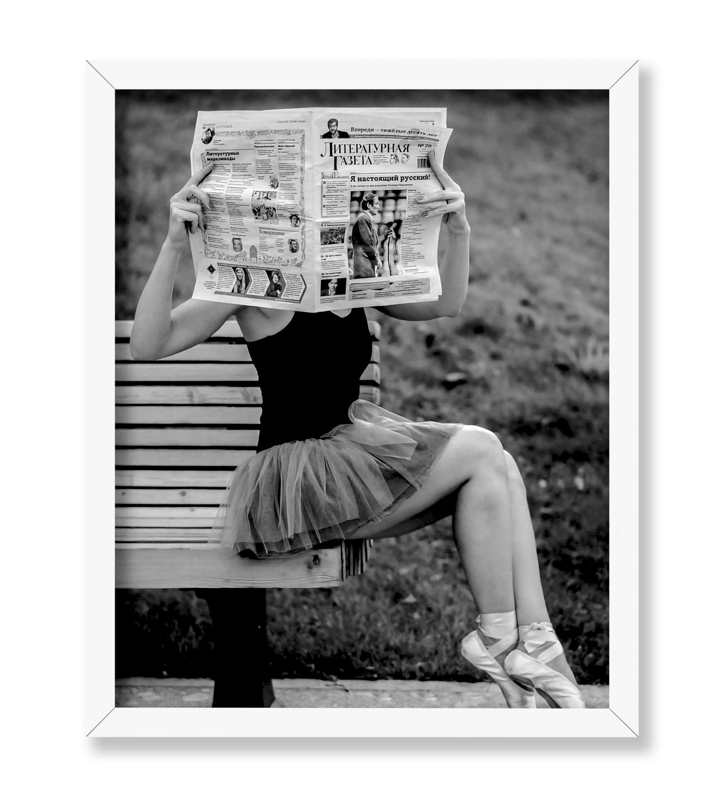 Ballet Dancer Reading