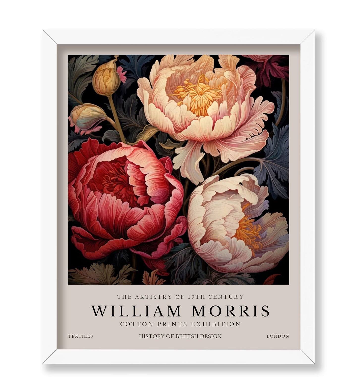 William Morris - Peonies No2