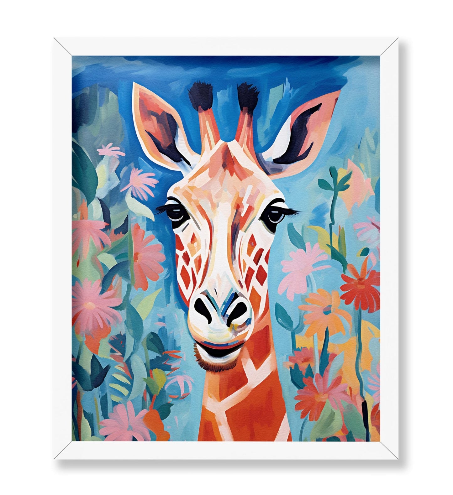 Watercolor Giraffe